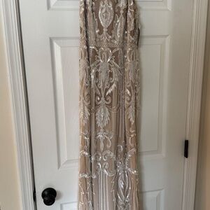 Aidan Mattox Beaded Evening Dress NWT US Size 4